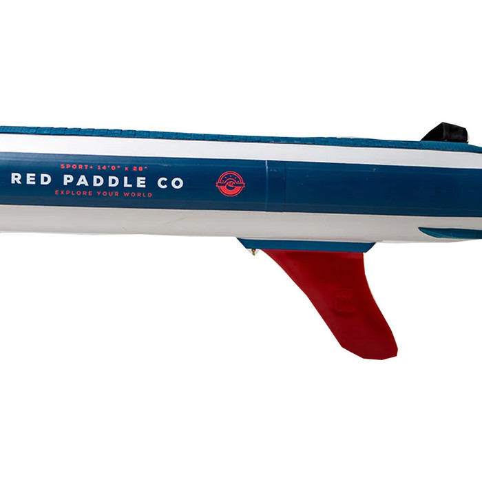 2024 Red Paddle Co 14'0'' Sport + MSL Stand Up Paddle Board & Hybrid Tough Paddle 001-001-002-0072 - Blue